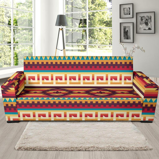 Tribal Aztec Vintage Sofa Slipcover-JORJUNE.COM