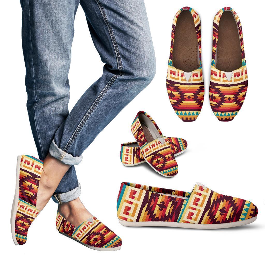 Tribal Aztec Vintage Women Casual Shoes-JorJune.com