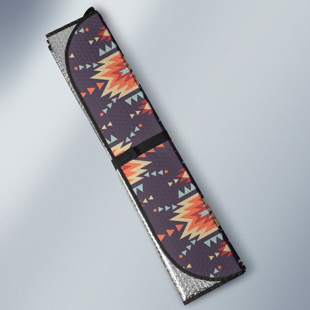 Tribal Indians Aztec Car Sun Shade-JorJune