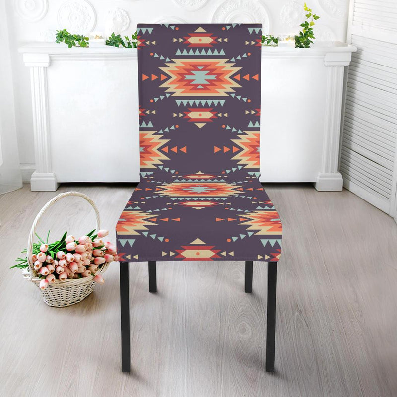 Tribal indians Aztec Dining Chair Slipcover-JORJUNE.COM