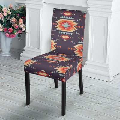 Tribal indians Aztec Dining Chair Slipcover-JORJUNE.COM