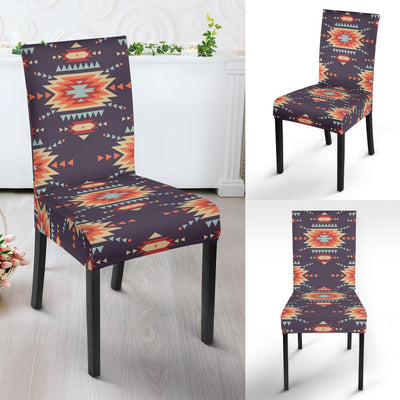 Tribal indians Aztec Dining Chair Slipcover-JORJUNE.COM