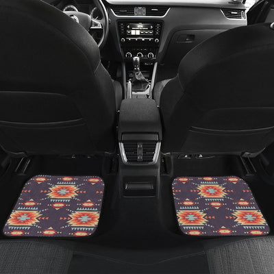 Tribal indians Aztec Front and Back Car Floor Mats