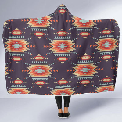 Tribal indians Aztec Hooded Blanket-JORJUNE.COM