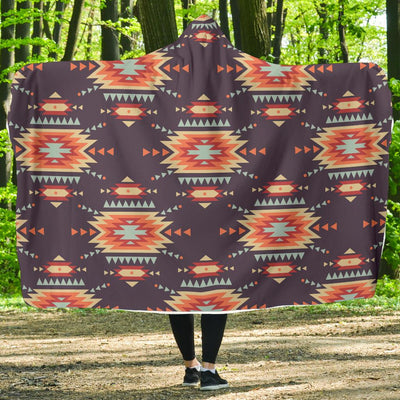 Tribal indians Aztec Hooded Blanket-JORJUNE.COM