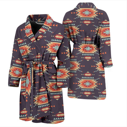 Tribal Indians Aztec Men Bath Robe