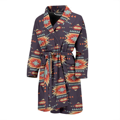 Tribal Indians Aztec Men Bath Robe