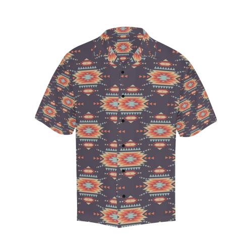 Tribal indians Aztec Men Hawaiian Shirt