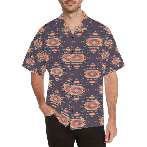 Tribal indians Aztec Men Hawaiian Shirt