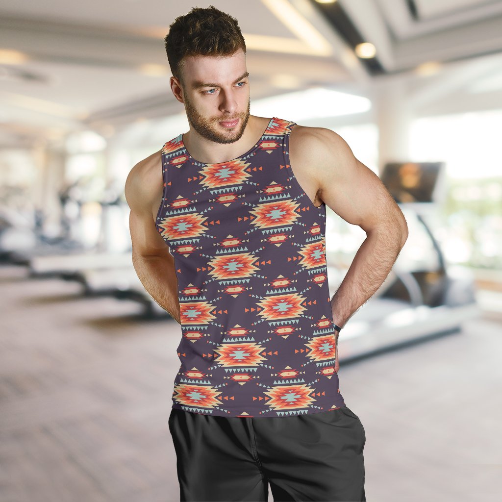 Tribal indians Aztec Men Tank Top