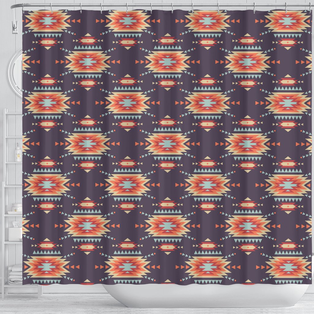 Tribal Indians Aztec Shower Curtain