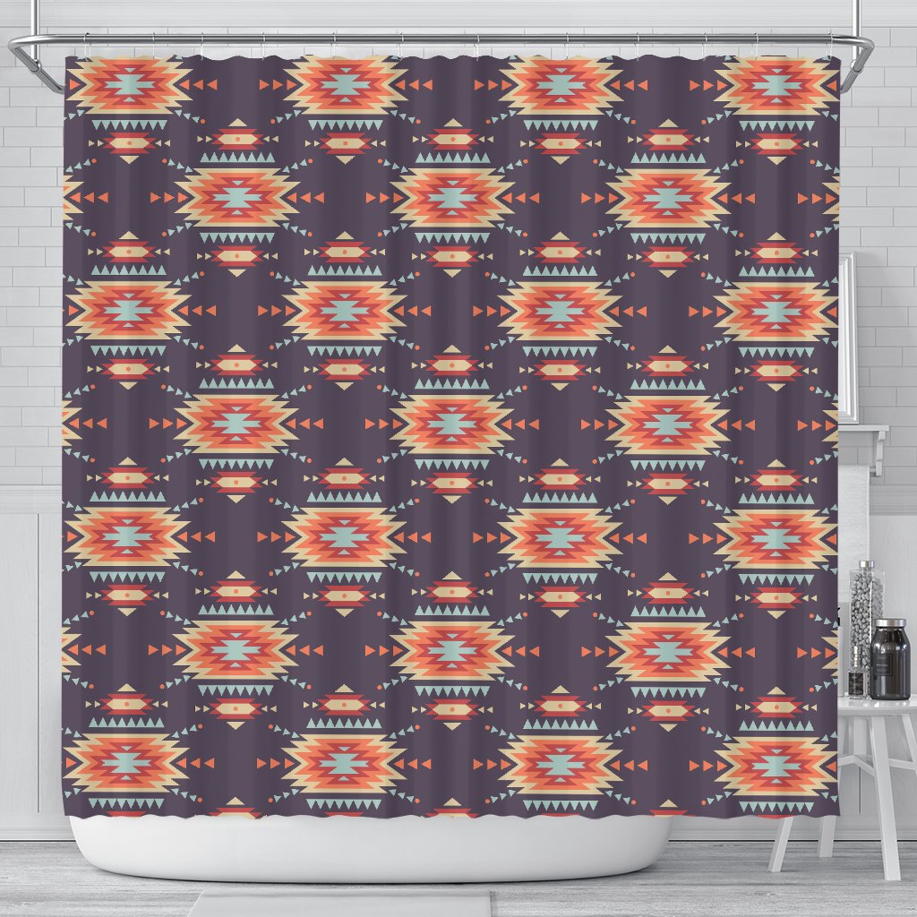 Tribal Indians Aztec Shower Curtain