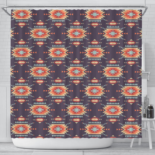 Tribal Indians Aztec Shower Curtain