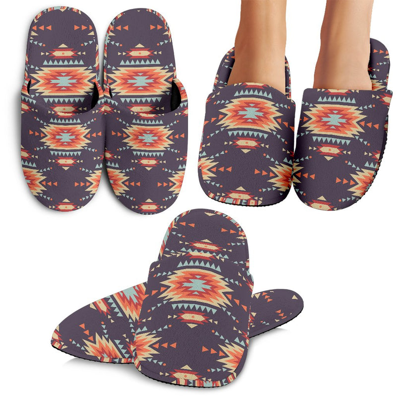 Tribal Indians Aztec Slippers