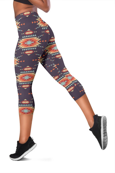 Tribal Indians Aztec Women Capris