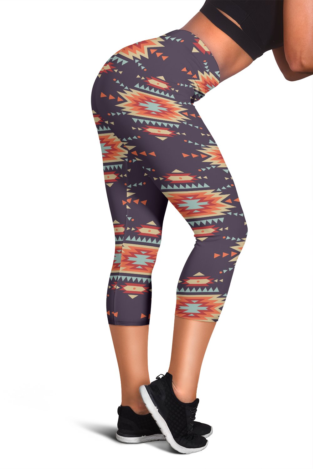 Tribal Indians Aztec Women Capris