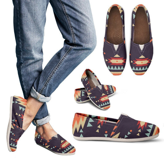 Tribal indians Aztec Women Casual Shoes-JorJune.com