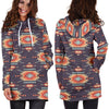 Tribal Indians Aztec Women Hoodie Dress