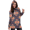 Tribal Indians Aztec Women Hoodie Dress