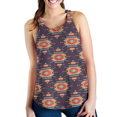 Tribal indians Aztec Women Racerback Tank Top