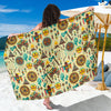 Tribal Indians Native American Aztec Sarong Pareo Wrap