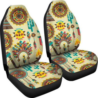 Tribal indians native american aztec Universal Fit Car Seat Covers