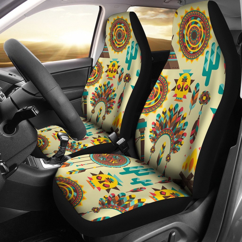 Tribal indians native american aztec Universal Fit Car Seat Covers