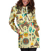 Tribal Indians Native American Aztec Women Hoodie Dress