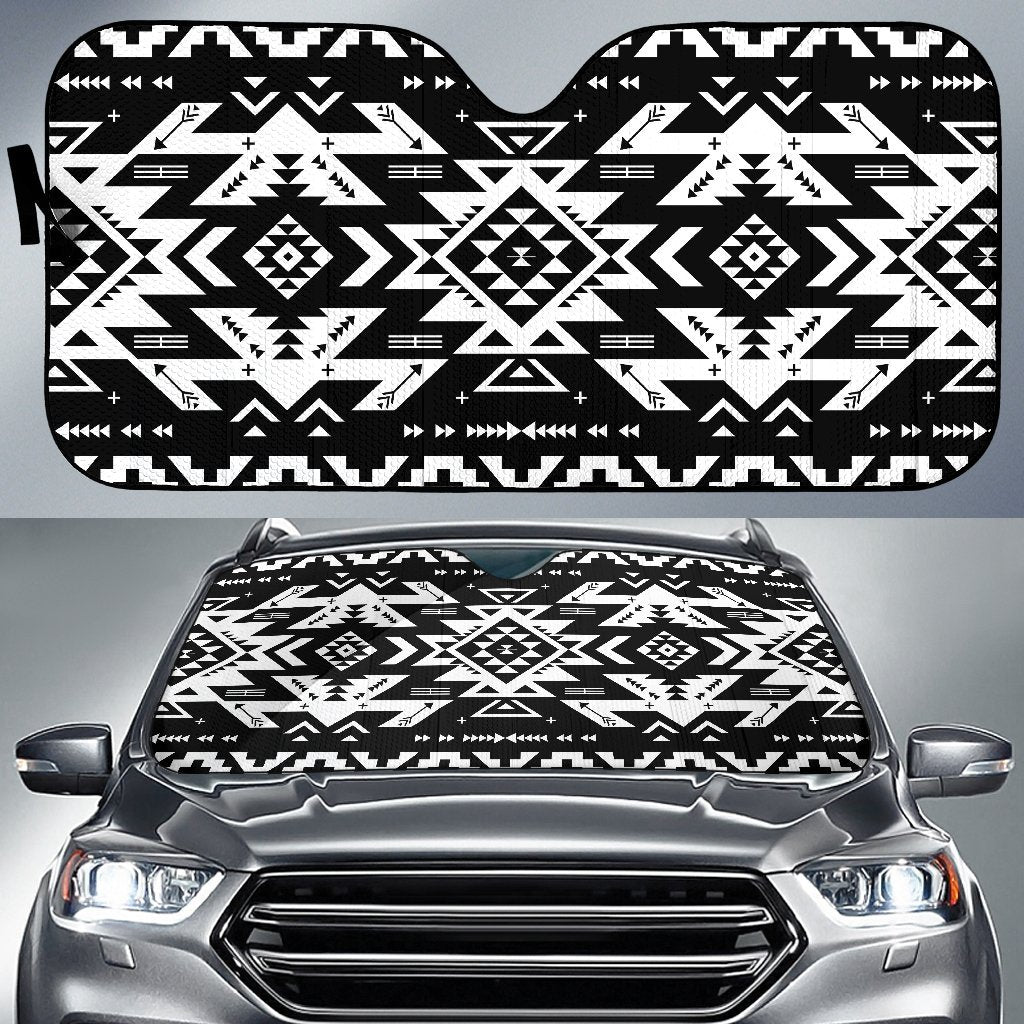 Tribal Indians Native Aztec Car Sun Shade-JorJune