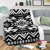 Tribal Indians Native Aztec Fleece Blanket