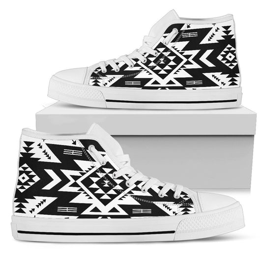 Tribal indians native aztec Men High Top Shoes