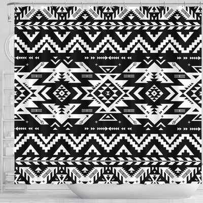 Tribal indians native aztec Shower Curtain