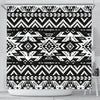 Tribal indians native aztec Shower Curtain