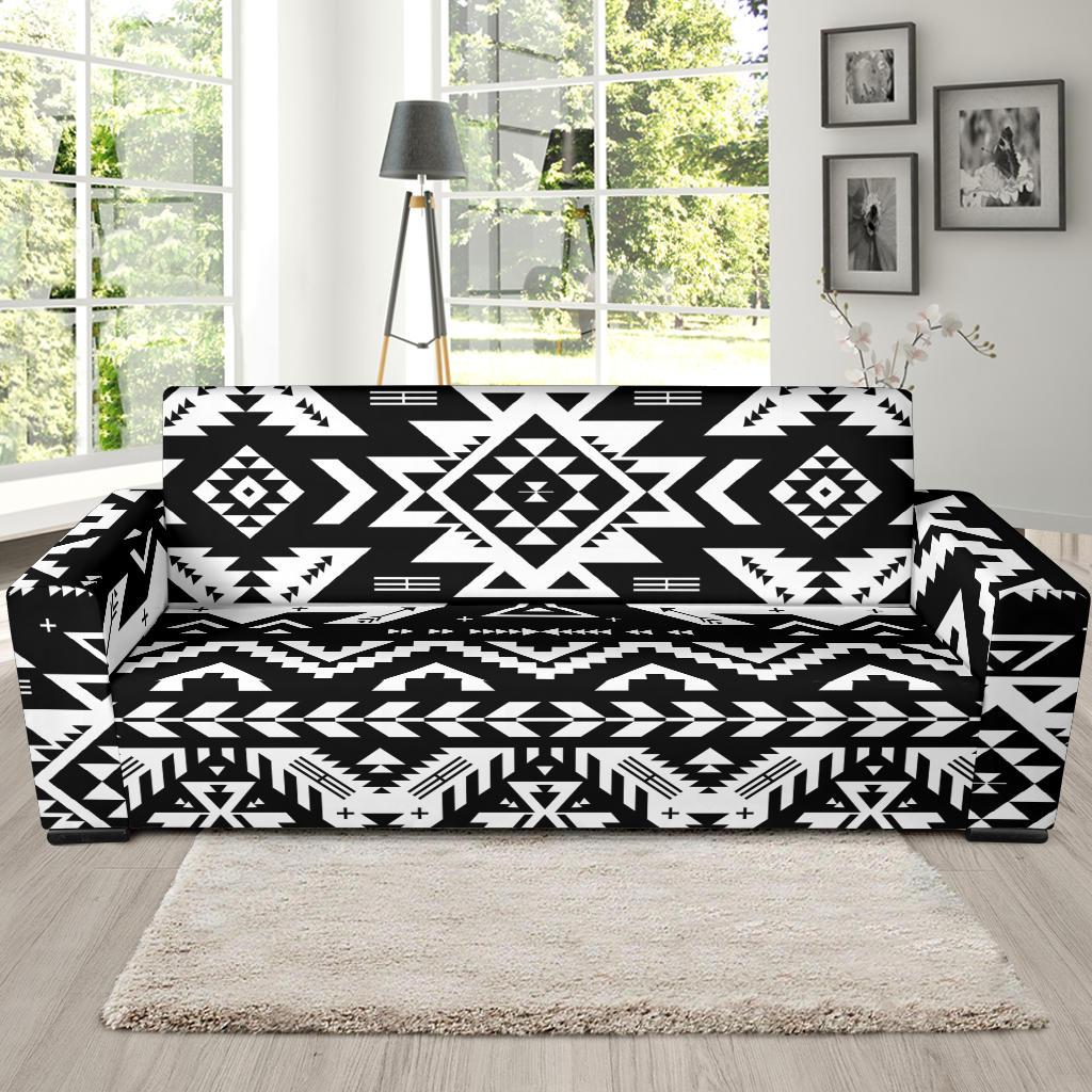 Tribal indians native aztec Sofa Slipcover-JORJUNE.COM