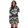 Tribal Indians Native Aztec Women Hoodie Dress