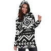 Tribal Indians Native Aztec Women Hoodie Dress