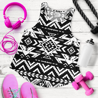 Tribal indians native aztec Women Racerback Tank Top