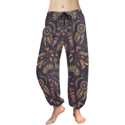 Tribal native american Aztec Harem Pants