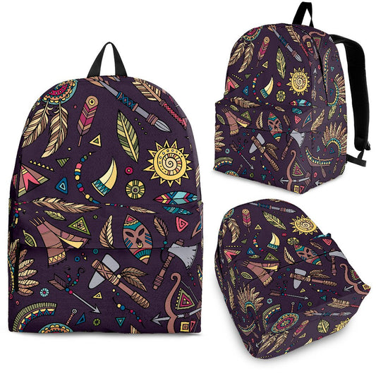 Tribal Native American Aztec Premium Backpack