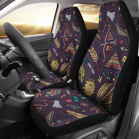 Tribal native american Aztec Universal Fit Car Seat Covers