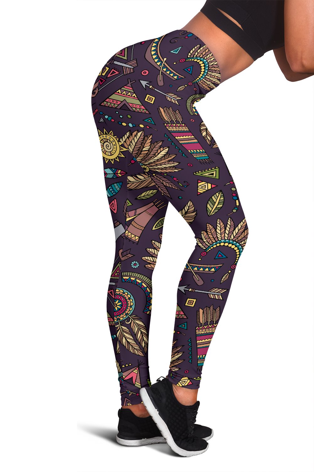 Tribal Native American Aztec Women Leggings