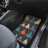 Tribal native american tent Aztec Front and Back Car Floor Mats