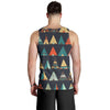 Tribal native american tent Aztec Men Tank Top