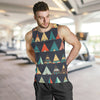 Tribal native american tent Aztec Men Tank Top