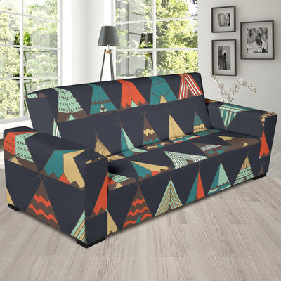 Tribal native american tent Aztec Sofa Slipcover-JORJUNE.COM