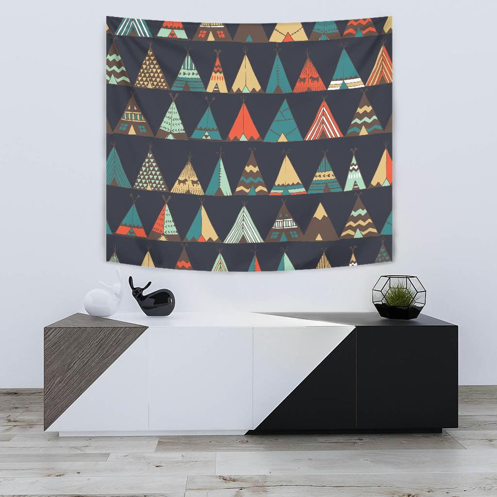 Tribal native american tent Aztec Tapestry