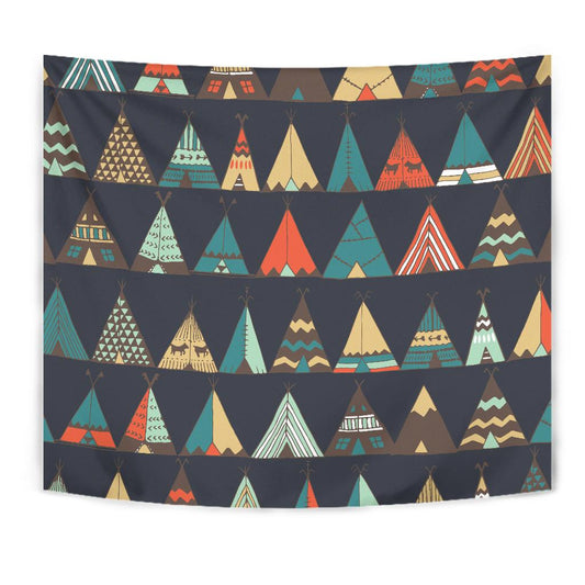 Tribal native american tent Aztec Tapestry