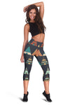 Tribal Native American Tent Aztec Women Capris