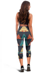 Tribal Native American Tent Aztec Women Capris