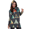 Tribal Native American Tent Aztec Women Hoodie Dress